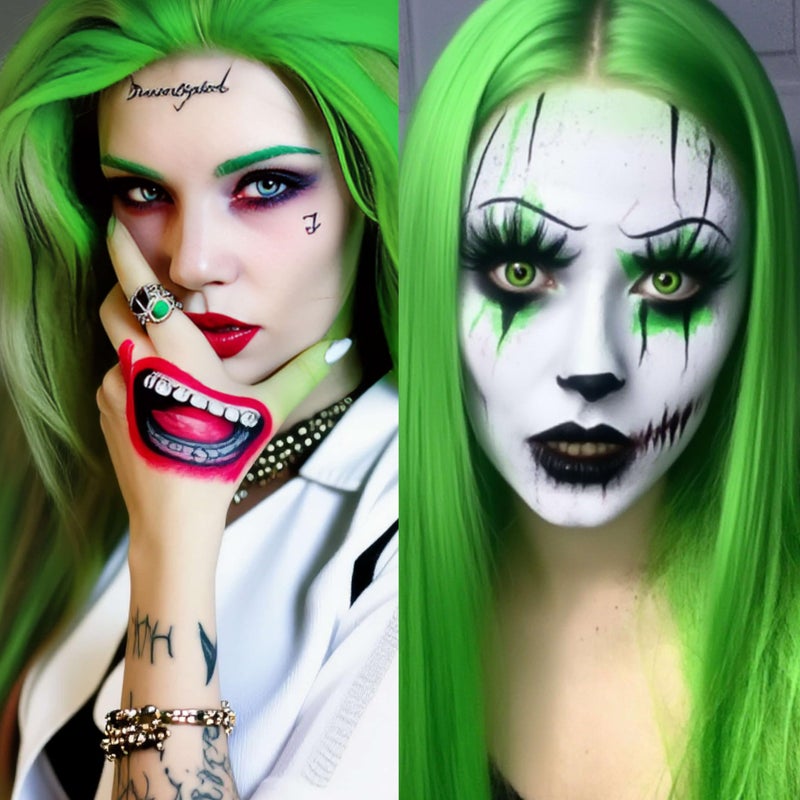 بامينفي صبغة شعر مؤقتة باللون الأخضر الليموني من بامينيفاي، قابلة للغسل، مناسبة لشخصيات فرانكشتاين والجوكر، جل كريم لتلوين الشعر سريعًا، مثالية لأزياء الهالوين والكرنفالات. - Image 3